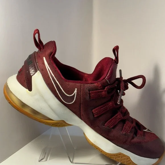 NIKE Air Max Lebron James 13 XIII - Low Team Red Gum - Men's Size 10 -831925-610 - Picture 11 of 15